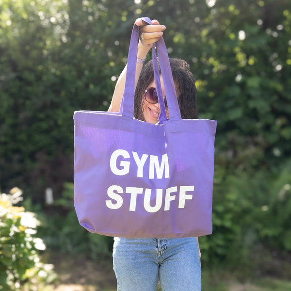 PERSONALISED PURPLE TOTE BAG