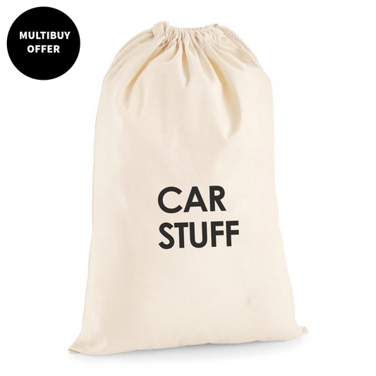 CAR STUFF DRAWSTRING BAG