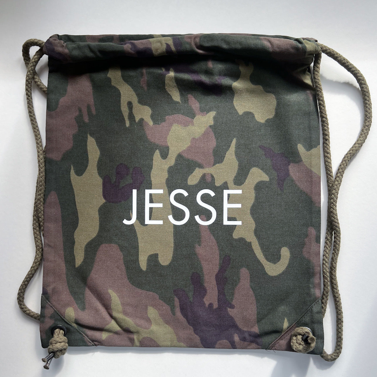 CAMOUFLAGE PERSONALISED PE BAG